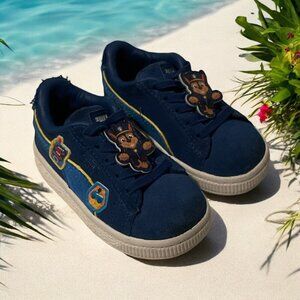Paw Patrol Kids X Suede Chase Boys Lace Up Sneakers Size 5C Blue